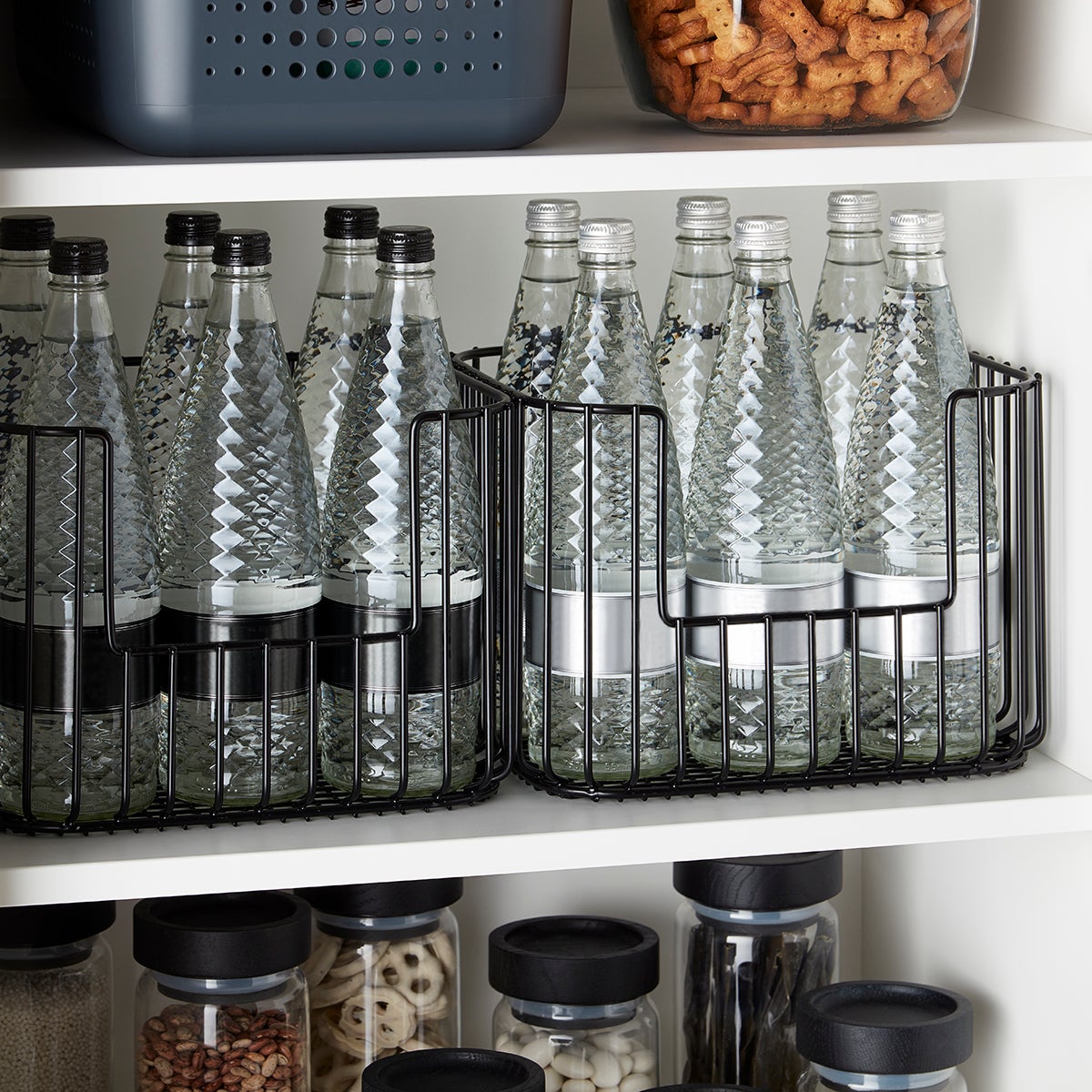 Vertica Wire Stacking Bins | The Container Store